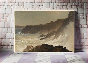 Πίνακας, Maine Surf by Frederic Edwin Church, American, 1826–1900