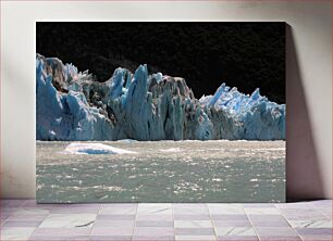Πίνακας, Majestic Glacier Landscape Μεγαλοπρεπές τοπίο παγετώνων