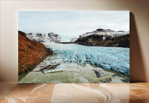 Πίνακας, Majestic Glacier Landscape Μεγαλοπρεπές τοπίο παγετώνων