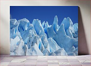 Πίνακας, Majestic Glaciers under Clear Sky Μεγαλειώδεις παγετώνες κάτω από τον καθαρό ουρανό