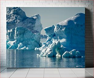 Πίνακας, Majestic Icebergs Μεγαλοπρεπή παγόβουνα