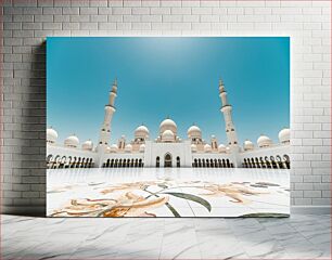 Πίνακας, Majestic Mosque Courtyard Μεγαλοπρεπής Αυλή Τζαμί