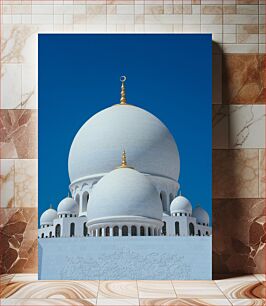 Πίνακας, Majestic Mosque Domes Against Blue Sky Μεγαλοπρεπείς θόλοι τζαμιών ενάντια στο μπλε ουρανό