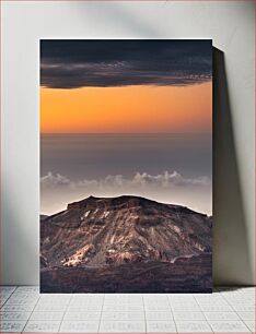 Πίνακας, Majestic Mountain at Sunset Majestic Mountain at Sunset