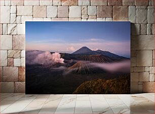 Πίνακας, Majestic Mountain Landscape at Sunrise Μαγευτικό ορεινό τοπίο στην ανατολή του ηλίου