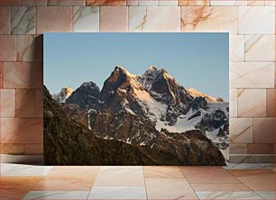 Πίνακας, Majestic Mountain Range at Sunset Μαγευτική οροσειρά στο ηλιοβασίλεμα