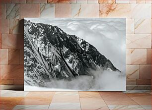 Πίνακας, Majestic Snow-Capped Mountain Μεγαλοπρεπές Χιονισμένο Βουνό