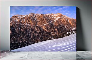 Πίνακας, Majestic Snow-capped Mountain Μεγαλοπρεπές Χιονισμένο Βουνό