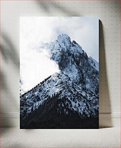 Πίνακας, Majestic Snow-Capped Mountain Μεγαλοπρεπές Χιονισμένο Βουνό
