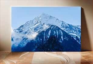Πίνακας, Majestic Snow-Covered Mountain Μεγαλοπρεπές Χιονισμένο Βουνό