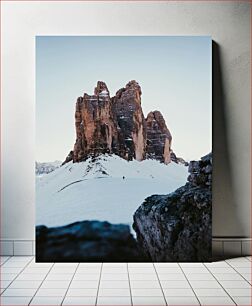 Πίνακας, Majestic Snow-Covered Mountain Peaks Μαγευτικές Χιονισμένες Βουνοκορφές