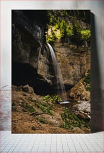 Πίνακας, Majestic Waterfall Μεγαλοπρεπής Καταρράκτης