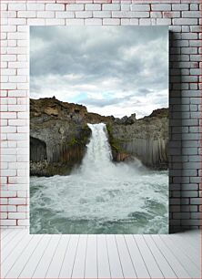 Πίνακας, Majestic Waterfall Μεγαλοπρεπής Καταρράκτης