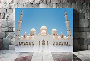 Πίνακας, Majestic White Mosque Μεγαλοπρεπές Λευκό Τζαμί