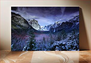 Πίνακας, Majestic Winter Landscape Μαγευτικό Χειμερινό Τοπίο
