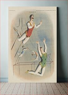 Πίνακας, Male trapeze performers (1875)