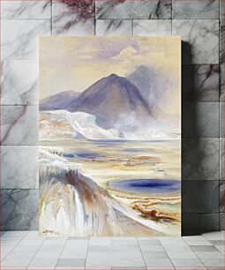 Πίνακας, Mammoth Hot Springs, Yellowstone, Thomas Moran