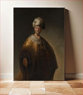 Πίνακας, Man in a Turban by Rembrandt van Rijn