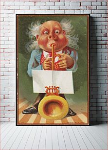 Πίνακας, Man playing a horn