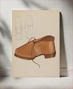 Πίνακας, Man's Shoe (c. 1936) by Marie Mitchell