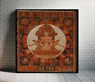 Πίνακας, Mandala of Chandra, God of the Moon, Nepal (Kathmandu Valley)