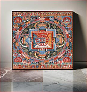 Πίνακας, Mandala of Jnanadakini, Tibet