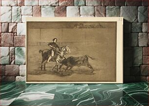 Πίνακας, Manly courage of the celebrated pajuelera in the ring at saragosa, 1815 - 1816, by Francisco de Goya