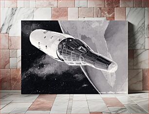 Πίνακας, Manned Orbiting Laboratory (MOL) (1966) illustrated by U.S. Air Force