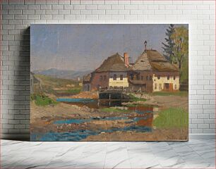 Πίνακας, Manor house in a spiš village by Ferdinand Katona