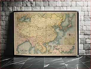 Πίνακας, Map of China, Burma, Siam, Annam &c