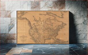 Πίνακας, Map of North America from 20 to 80 degrees north latitude : exhibiting the recent discoveries, geographical and nautical; drawn chiefly from the authorities of M