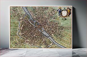 Πίνακας, Map of Paris
