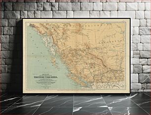 Πίνακας, Map of the province of British Columbia