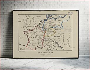 Πίνακας, Map of the seat of war