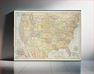 Πίνακας, Map of the United States of America