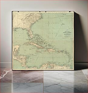 Πίνακας, Map of the West Indies
