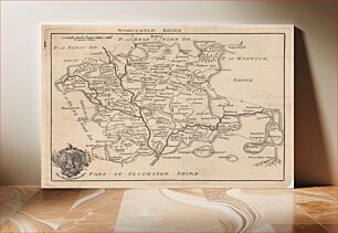 Πίνακας, Map of Worcestershire