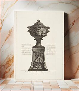 Πίνακας, Marble vase supported upon an altar with Egyptian symbols by Giovanni Battista Piranesi
