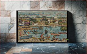Πίνακας, Marblehead Harbor by Maurice Brazil Prendergast