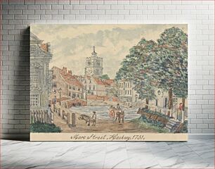 Πίνακας, Mare Street, Hackney - 1731