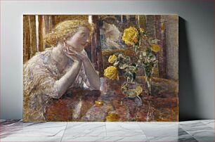 Πίνακας, Maréchal Niel Roses by Frederick Childe Hassam