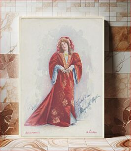 Πίνακας, Margaret Anglin in The Twin Sisters, from the Actresses series (T1), distributed by the American Tobacco Co