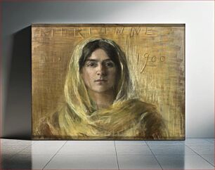 Πίνακας, Marianne in Yellow by Alice Pike Barney, born Cincinnati, OH 1857-died Los Angeles, CA 1931
