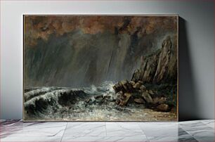 Πίνακας, Marine: The Waterspout by Gustave Courbet