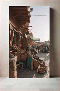 Πίνακας, Marketplace at Sunset Αγορά στο ηλιοβασίλεμα