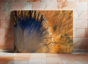 Πίνακας, Mars Surface Crater Επιφανειακός Κρατήρας Άρη