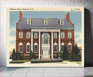 Πίνακας, Masonic Lodge, Johnstown, N. Y
