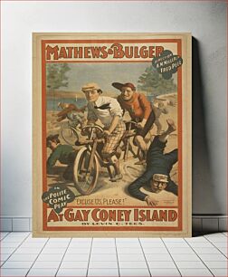 Πίνακας, Mathews & Bulger in the polite comic play, At gay Coney Island by Levin C. Tees