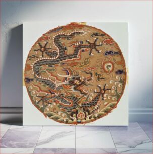 Πίνακας, Medallion with Five-Clawed Dragon (long)