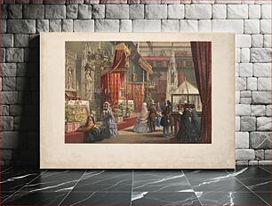 Πίνακας, Mediaeval Court: The Great Exhibition of 1851 by Joseph Nash